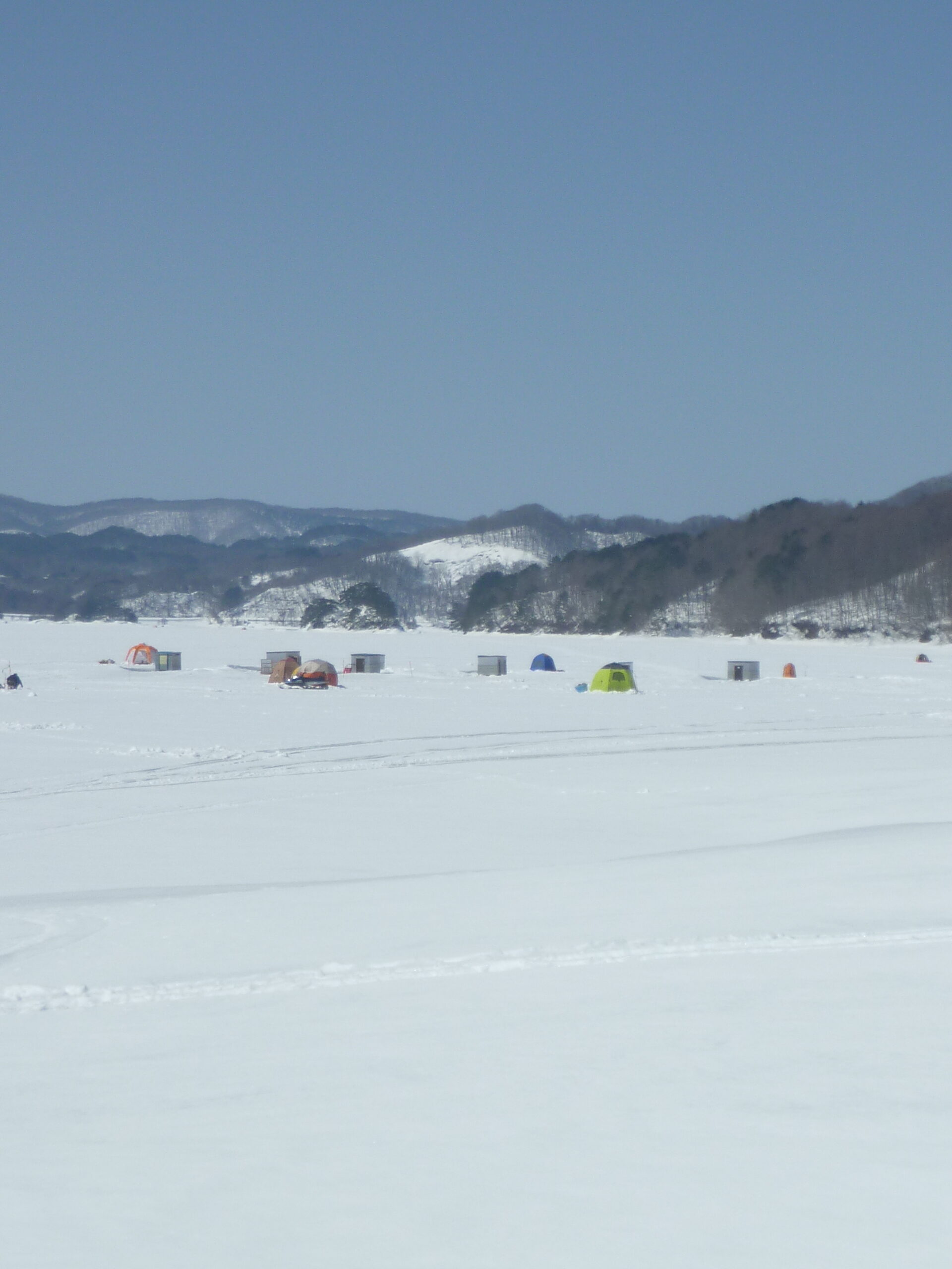 秋元湖氷上ワカサギ釣り終了のお知らせ🎣